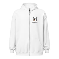 Image 2 of MamaFe Black Font Unisex heavy blend zip hoodie