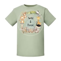 Image 1 of Wild & Free Wreath T-Shirt