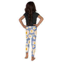 Image 3 of Girls Kid's Leggings (Daisies)