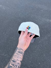 Image 5 of GREY BRIM CHROME MULTI TONE PUERTO RICO CUSTOM FITTED CAP