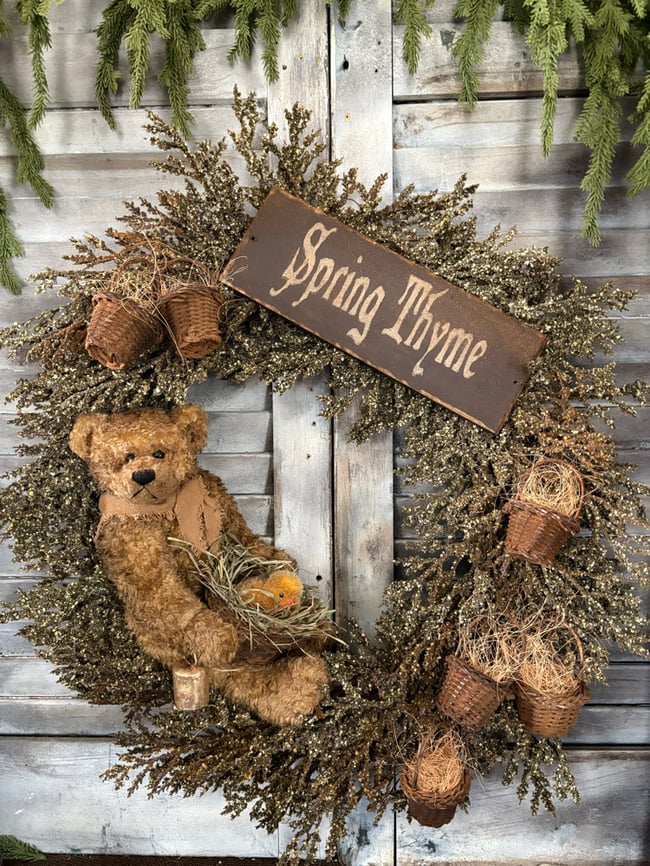 #13-Spring Thyme wreath