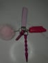 Pink LV Safety Keychain  Image 2