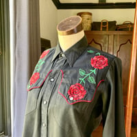 Image 4 of Rockmount Ranch Wear Embroidered Button Top Small