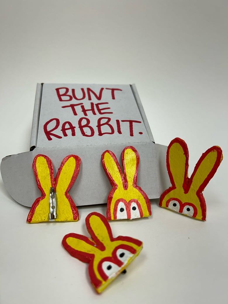 Image of Bunt the rabbit badge 