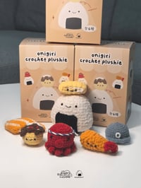 Image 1 of Knotparfaits x Kooklesart Onigiri Crochet Plushie Blind Box