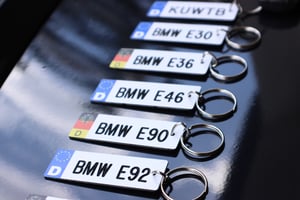 Image of  Euro Plate Chassis Keychains