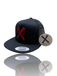 Black / Red X