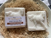 Image 1 of Wild Horses Creamy Butter Body Bar- Vintage Leather
