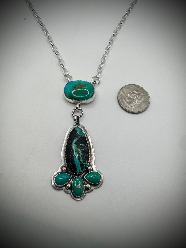 Image of Blackjack & Royston Turquoise Necklace