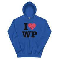 Image 4 of I Love Water Polo Hoodie Light Colors - Adult