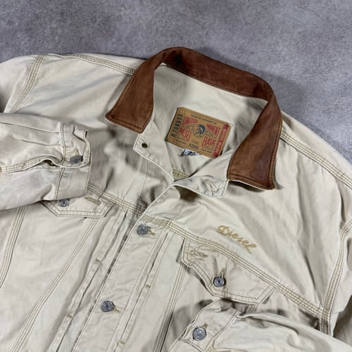 Image of 1990s Diesel Croppes Trucker Jacket, Size Large
