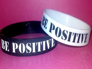 Image of "BE POSITIVE" Bracelet (2 colours available)