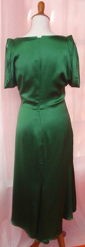 Image of Alexander Mcqueen Emerald Green Dress