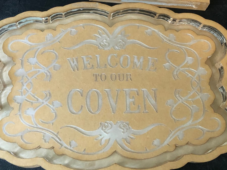 Image of Welcome Our Coven Acrylic Blank