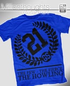 Image of The Howling shirt - royal blue/black