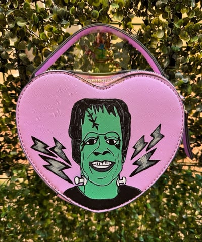 Image of HERMAN MUNSTER HEART BAG