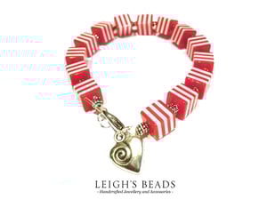 Image of Allsorts Bracelet - Red and White