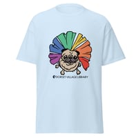 Image 1 of ADULT TEE- Rainbow Anouk Pug