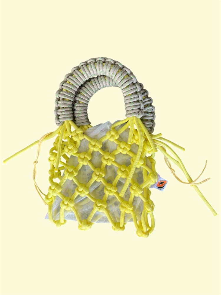 Image of Sunshine Bag- White x Yellow