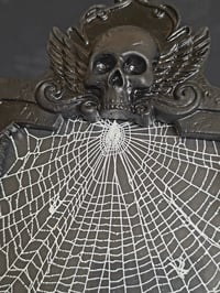 Image 3 of Gothic black ornate framed preserved web  1