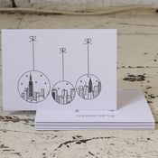 Image of New York Christmas Pack of Five Christmas Cards