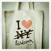 Image of Love Lisboa canvas bag