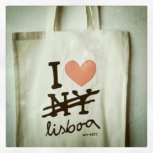 Image of Love Lisboa canvas bag
