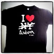 Image of Love Lisboa tee black