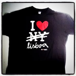Image of Love Lisboa tee black