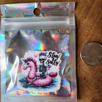 Image 1 of Stay Salty Skeleton - magnet