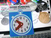 Image of GONE RUNNING sign