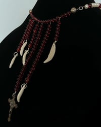 Image 2 of “Bleed For Me” Coyote Teeth Choker