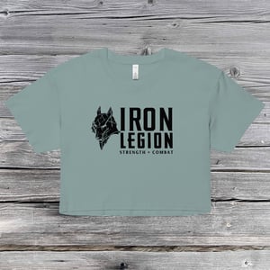 Image of Women’s crop top - Iron Legion Strength + Combat