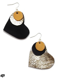 Image of HEART OF GOLD - Earrings