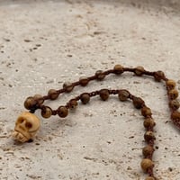 Image 1 of Picture Jasper Skull Necklace