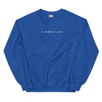 Image 19 of THE MCDREAMY CREWNECK - CURSIVE WHITE
