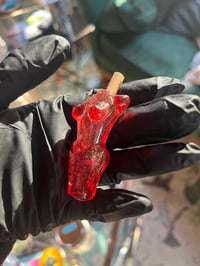 Image 1 of Crushed Opal Pomegranate Doob Tip