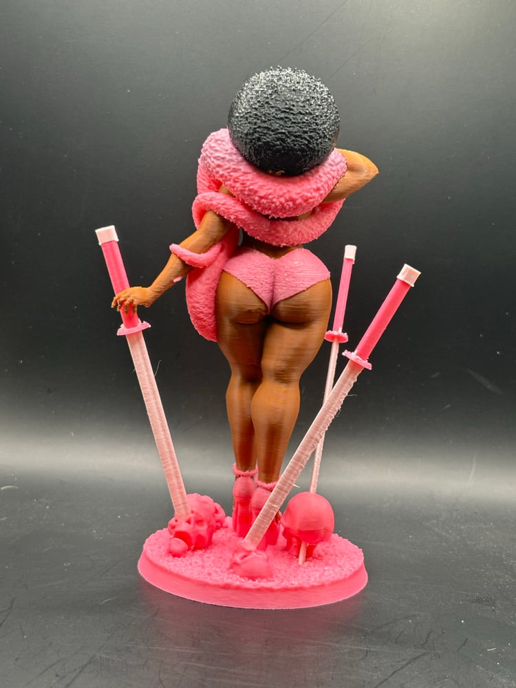 Image of 3D Printed Spinning Dragon Samurai