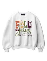 Image 3 of Fall for Jesus Sweatshirt