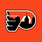 Image of Flyers Logo with Skyline
