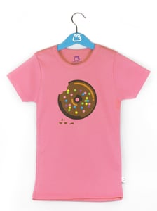 Image of T-Shirt DONUT CHOCO - Rose Bonbon