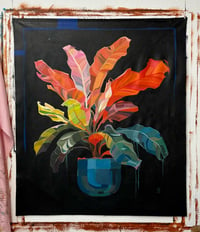Image 5 of Dark Bloom - 26x30" Acrylic On Canvas