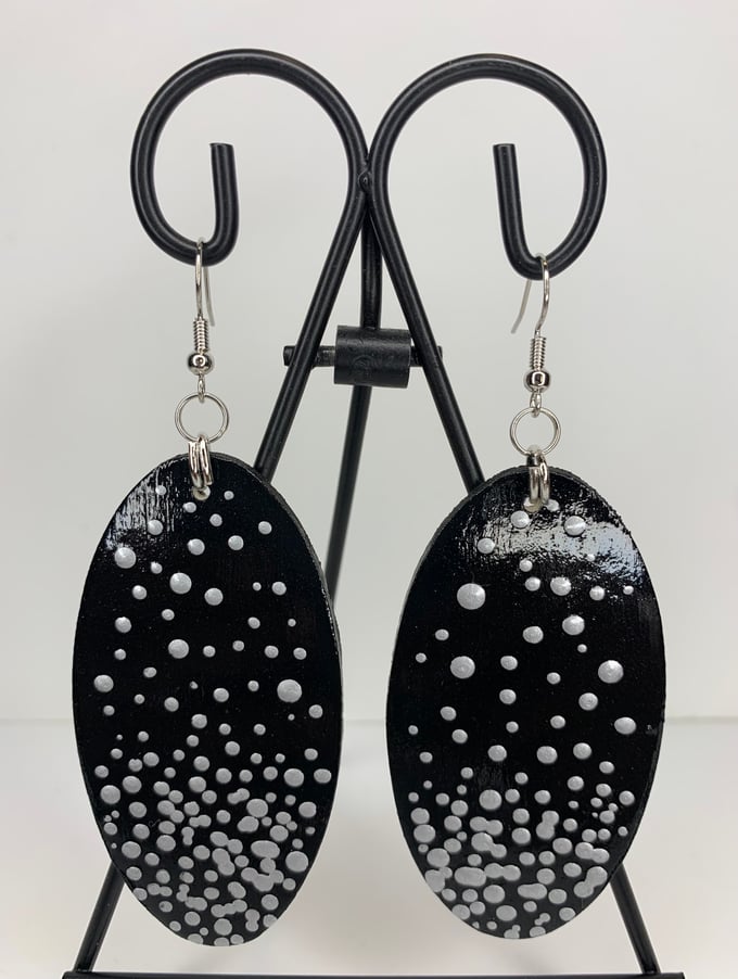 Image of "Silver Bubbles"  Earrings