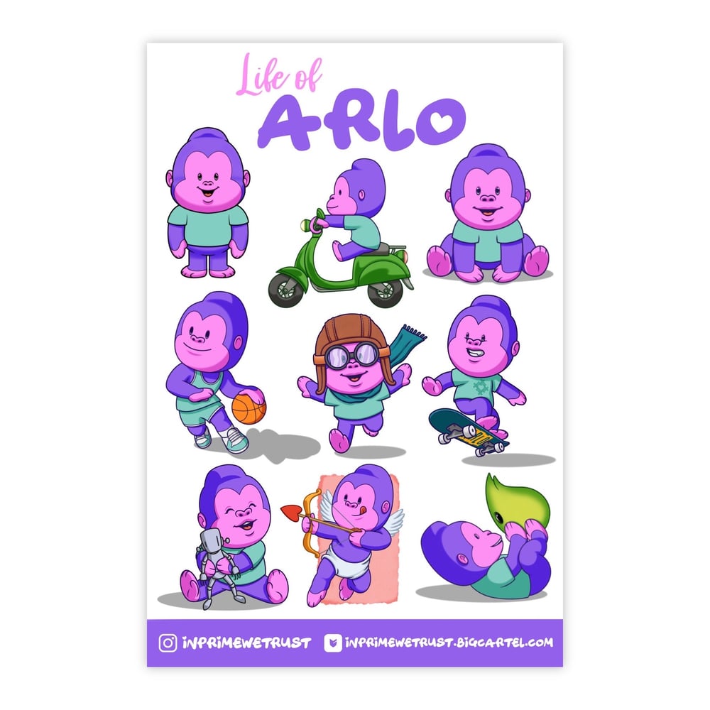 Image of Life of Arlo Sticker Sheet