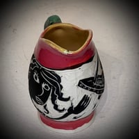 Image 1 of “Alien Cat Creamer” porcelain one of a kind