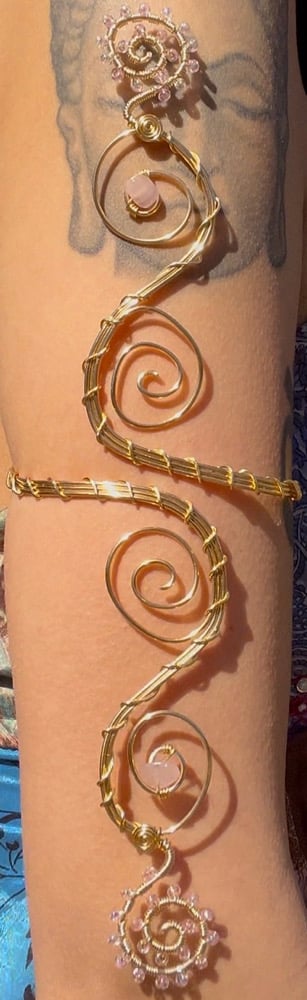 Image of Swirl arm cuff : made to order and customizable