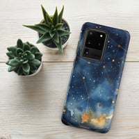 Image 15 of Celestial Constellation Night Sky Stars and Clouds Painting Tough case for Samsung®