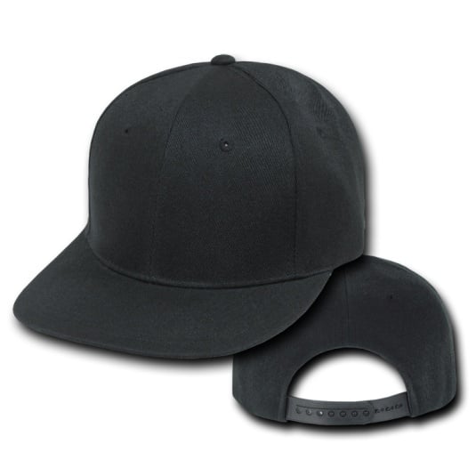 Image of Plain Snap Back Hats