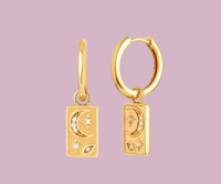 Image 1 of Audrey Gold Hoops