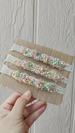 Image of Becky fancy tiebacks sage